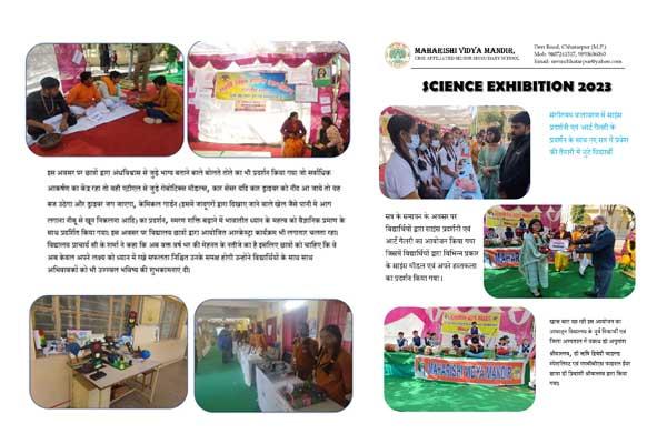 science exhibition 2023 at MVM chhatarpur.
